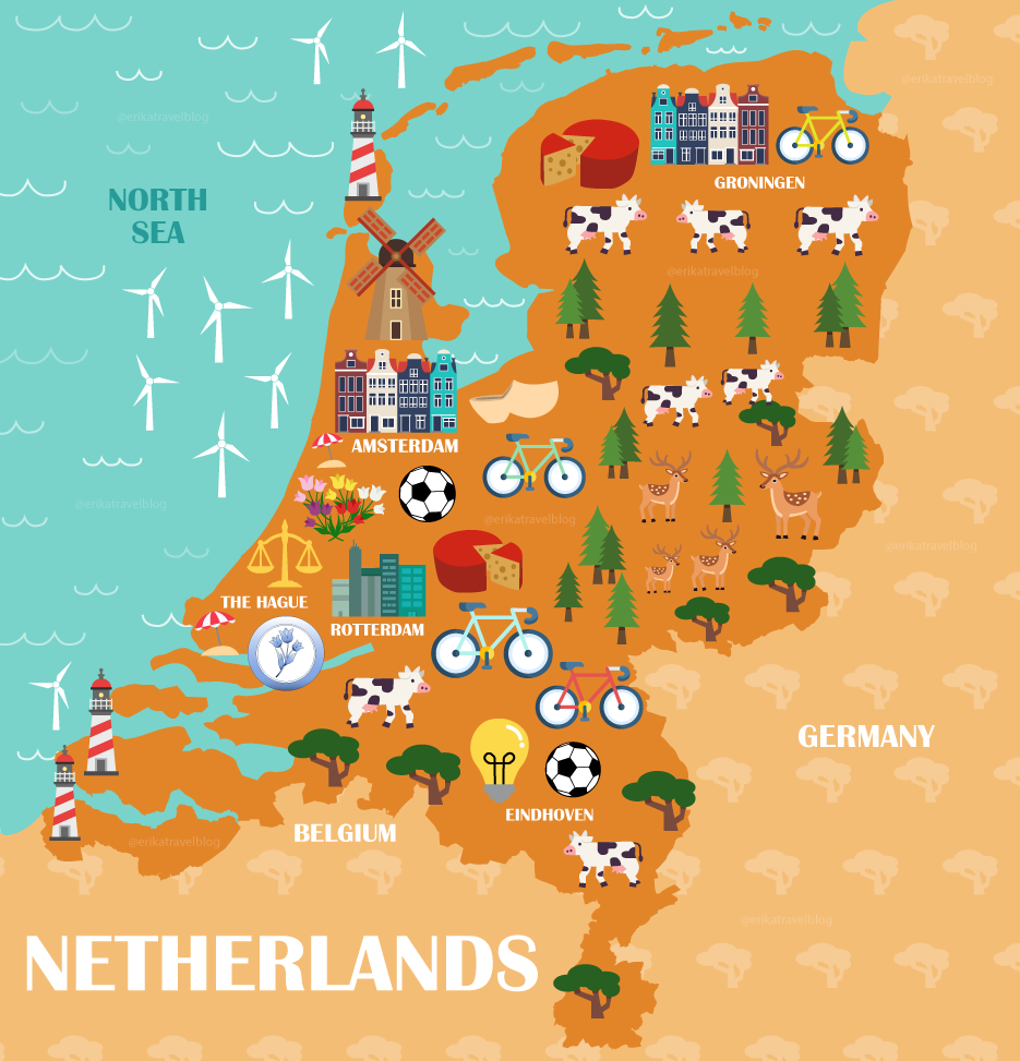 Netherlands Map