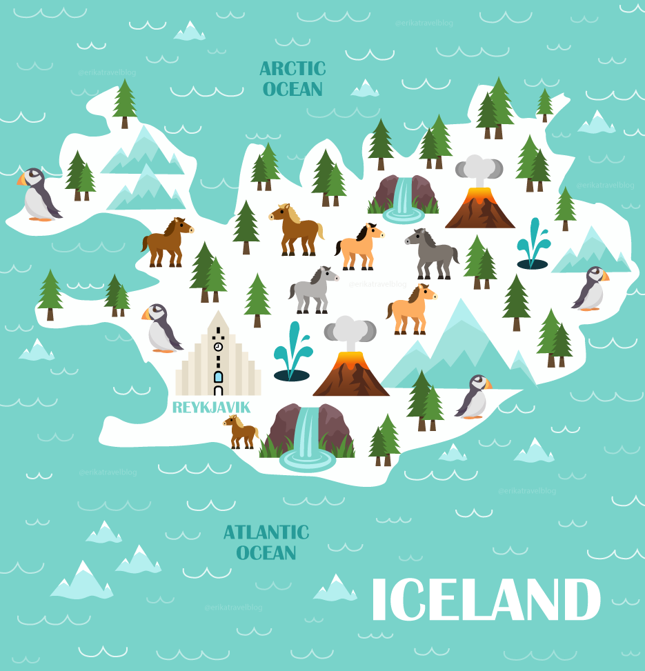 Iceland Map