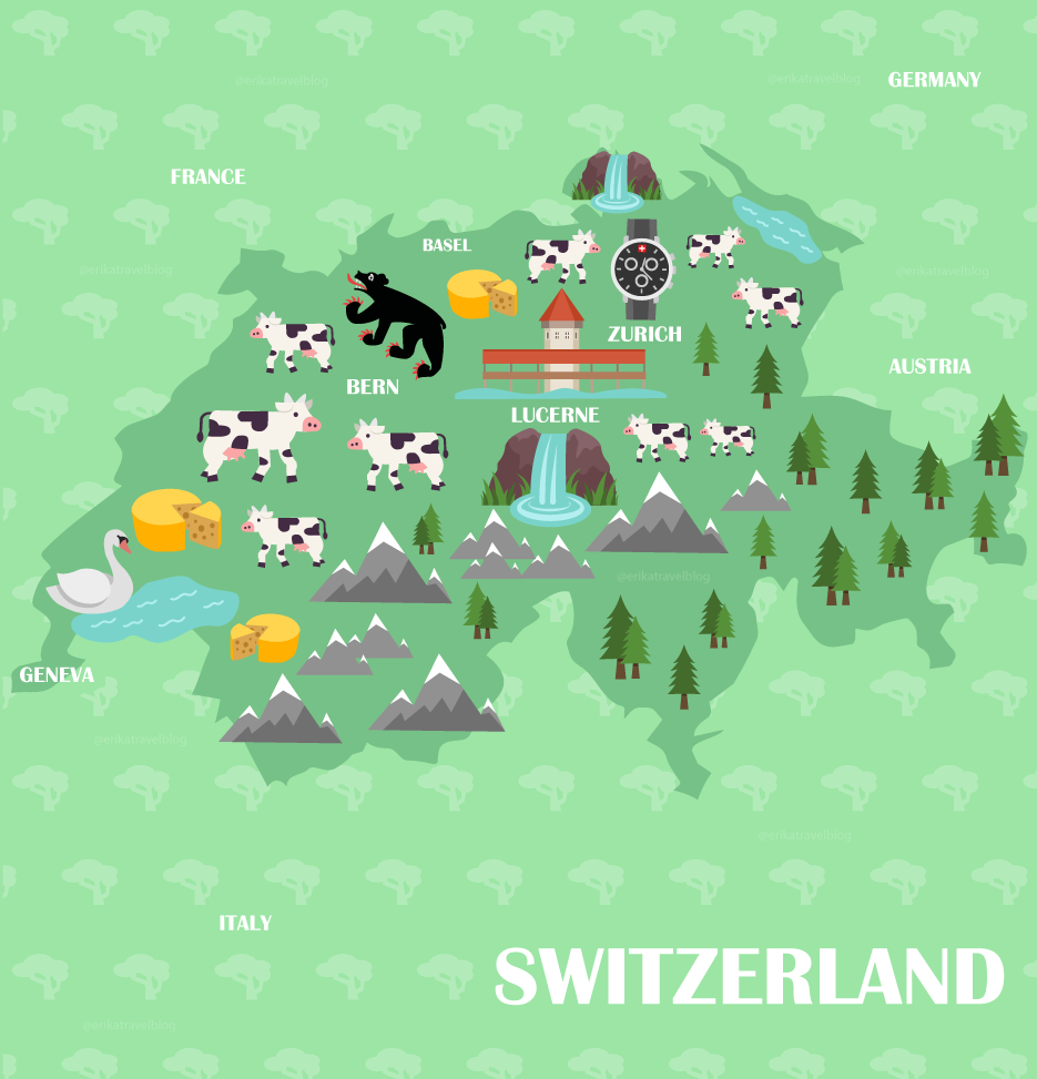 Switzerland Map