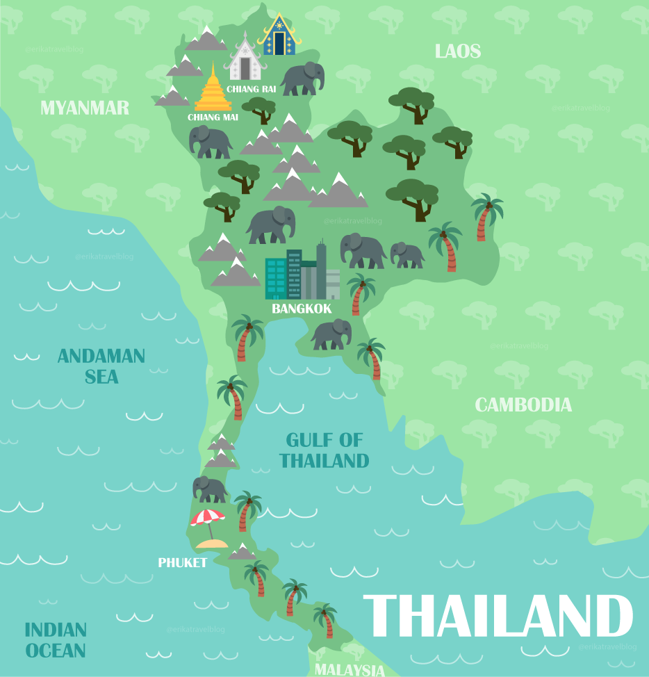 Thailand Map