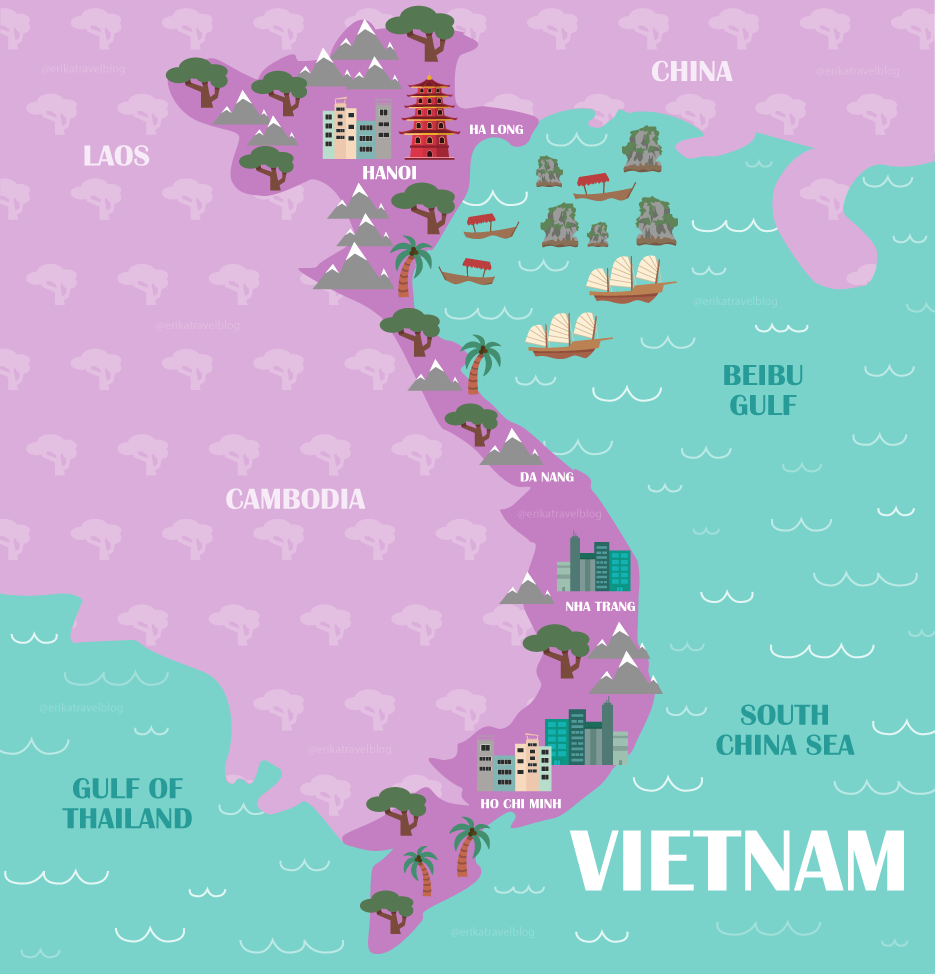 Vietnam Map